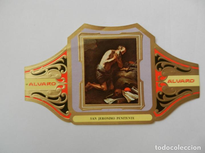 Vitolas de colecci&oacute;n: VITOLA ALVARO-SERIE CUADRO DE PINTORES ESPA&Ntilde;OLES-SAN JER&Oacute;NIMO PENITENTE - MURILLO.