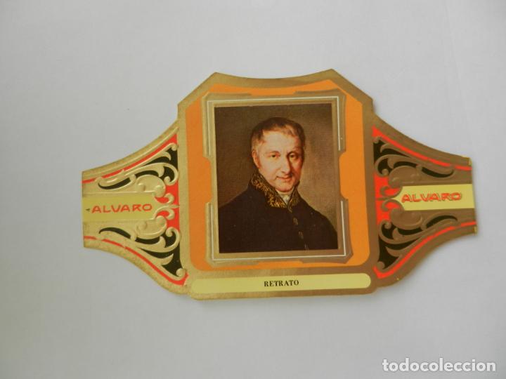 Vitolas de colecci&oacute;n: VITOLA ALVARO-SERIE CUADRO DE PINTORES ESPA&Ntilde;OLES-RETRATO - VICENTE L&Oacute;PEZ.