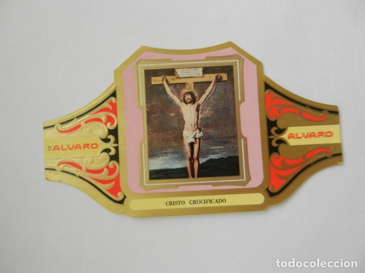 Vitolas de colecci&oacute;n: VITOLA ALVARO-SERIE CUADRO DE PINTORES ESPA&Ntilde;OLES-CRISTO CRUCIFICADO - VEL&Aacute;ZQUEZ.