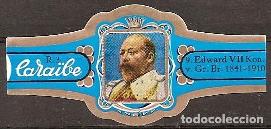 Vitolas de colecci&oacute;n: CARAIBE-137.-SERIE REYES Y MILITARES.-(AZUL)20 VITOLAS.-COMPLETA