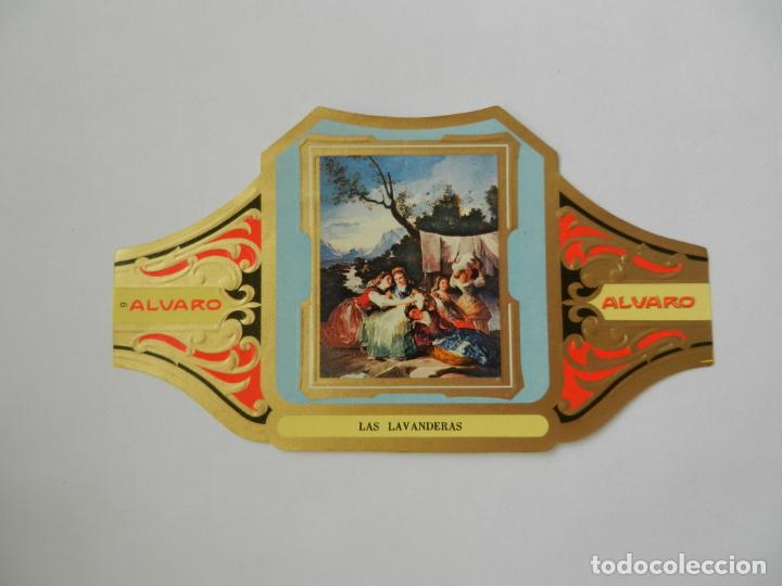 Vitolas de colecci&oacute;n: VITOLA ALVARO-SERIE CUADRO DE PINTORES ESPA&Ntilde;OLES-LAS LAVANDERAS  - GOYA.