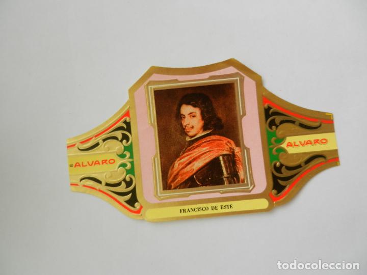Vitolas de colecci&oacute;n: VITOLA ALVARO-SERIE CUADRO DE PINTORES ESPA&Ntilde;OLES- FRANCISCO DE ESTE  - VELAZQUEZ.