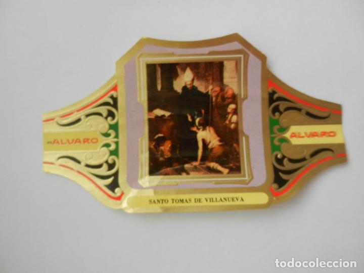 Vitolas de colecci&oacute;n: VITOLA ALVARO-SERIE CUADRO DE PINTORES ESPA&Ntilde;OLES- SANTO TOMAS DE VILLANUEVA - MURILLO.