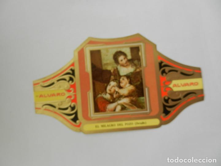 Vitolas de colecci&oacute;n: VITOLA ALVARO-SERIE CUADRO DE PINTORES ESPA&Ntilde;OLES- EL MILAGRO DEL POZO - ALONSO CANO.
