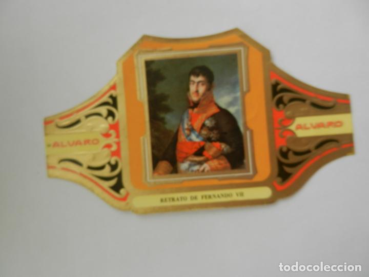 Vitolas de colecci&oacute;n: VITOLA ALVARO-SERIE CUADRO DE PINTORES ESPA&Ntilde;OLES-RETRATO DE FERNANDO VII - VICENTE L&Oacute;PEZ.