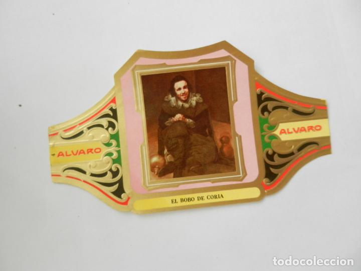 Vitolas de colecci&oacute;n: VITOLA ALVARO-SERIE CUADRO DE PINTORES ESPA&Ntilde;OLES- EL BOBO DE CORIA  -  VELAZQUEZ.