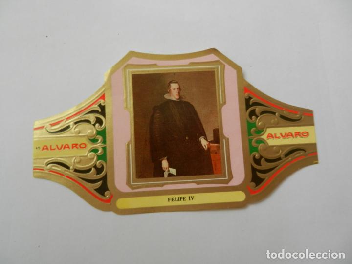 Vitolas de colecci&oacute;n: VITOLA ALVARO-SERIE CUADRO DE PINTORES ESPA&Ntilde;OLES- FELIPE IV -  VELAZQUEZ.