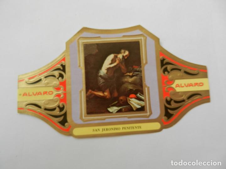 Vitolas de colecci&oacute;n: VITOLA ALVARO-SERIE CUADRO DE PINTORES ESPA&Ntilde;OLES- SAN JER&Oacute;NIMO PENITENTE - MURILLO.