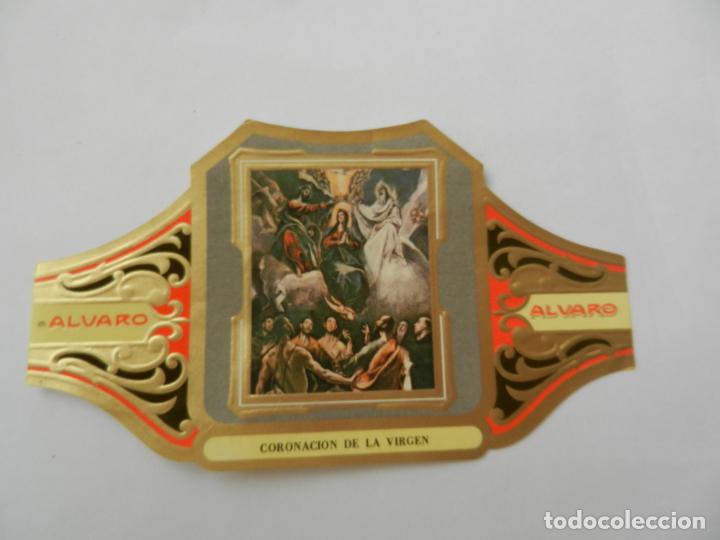 Vitolas de colecci&oacute;n: VITOLA ALVARO-SERIE CUADRO DE PINTORES ESPA&Ntilde;OLES- CORONACI&Oacute;N DE LA VIRGEN  - EL GRECO .