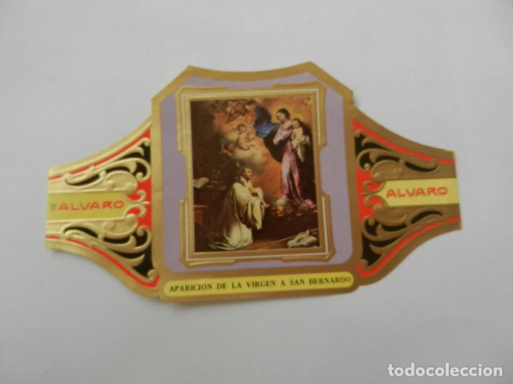 Vitolas de colecci&oacute;n: VITOLA ALVARO-SERIE CUADRO DE PINTORES ESPA&Ntilde;OLES- APARICI&Oacute;N DE LA VIRGEN A SAN BERNARDO - MURILLO.
