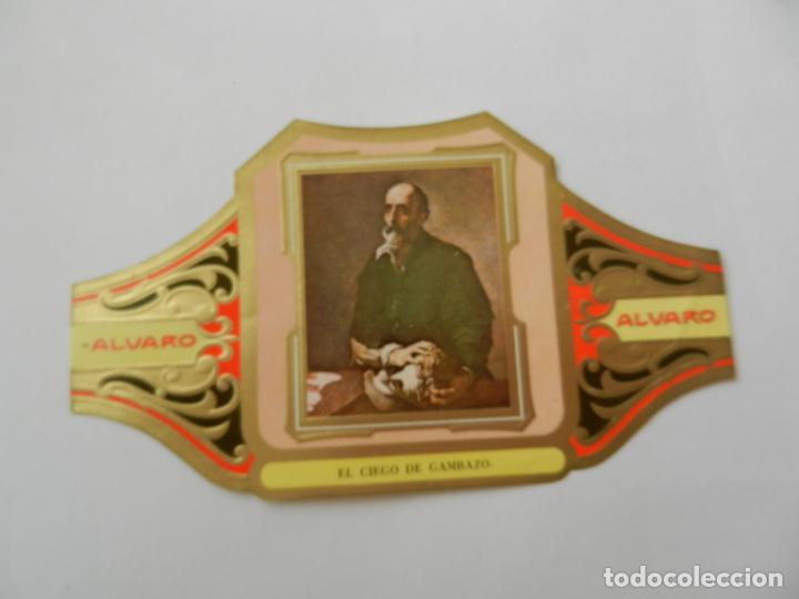 Vitolas de colecci&oacute;n: VITOLA ALVARO-SERIE CUADRO DE PINTORES ESPA&Ntilde;OLES- EL CIEGO DE GAMBAZO -  RIBERA.