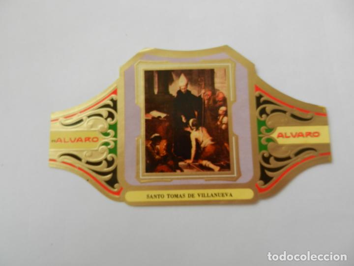Vitolas de colecci&oacute;n: VITOLA ALVARO-SERIE CUADRO DE PINTORES ESPA&Ntilde;OLES - SANTO TOMAS DE VILLANUEVA - MURILLO.