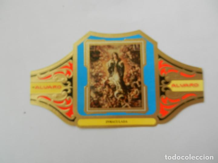 Vitolas de colecci&oacute;n: VITOLA ALVARO-SERIE CUADRO DE PINTORES ESPA&Ntilde;OLES- INMACULADA - VALDES LEAL.