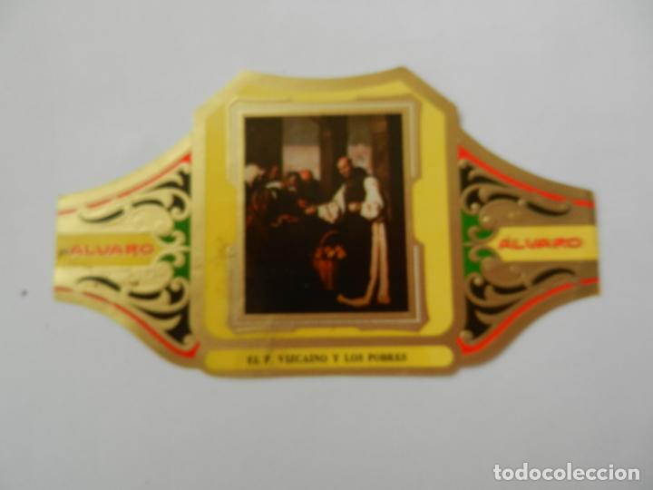 Vitolas de colecci&oacute;n: VITOLA ALVARO-SERIE CUADRO DE PINTORES ESPA&Ntilde;OLES- EL P. VIZCAINO Y LOS POBRES - ZURBAR&Aacute;N.