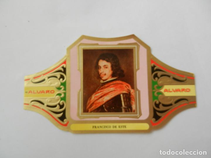 Vitolas de colecci&oacute;n: VITOLA ALVARO-SERIE CUADRO DE PINTORES ESPA&Ntilde;OLES- FRANCISCO DE ESTE - VELAZQUEZ