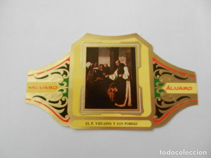 Vitolas de colecci&oacute;n: VITOLA ALVARO-SERIE CUADRO DE PINTORES ESPA&Ntilde;OLES- EL P. VIZCAINO Y LOS POBRES -  ZURBAR&Aacute;N.