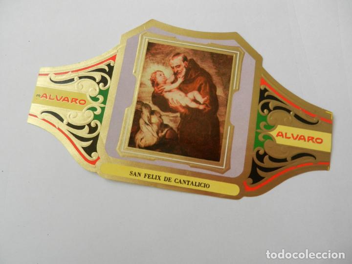 Vitolas de colecci&oacute;n: VITOLA ALVARO-SERIE CUADRO DE PINTORES ESPA&Ntilde;OLES- SAN FELIZ DE CANTALICIO - MURILLO.