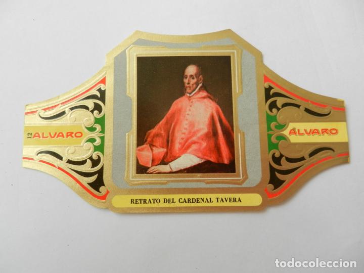 Vitolas de colecci&oacute;n: VITOLA ALVARO-SERIE CUADRO DE PINTORES ESPA&Ntilde;OLES- RETRATO DEL CARDENAL TAVERA - EL GRECO.
