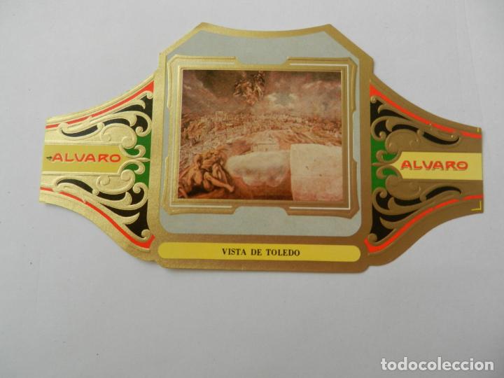 Vitolas de colecci&oacute;n: VITOLA ALVARO-SERIE CUADRO DE PINTORES ESPA&Ntilde;OLES- VISTA DE TOLEDO - EL GRECO.