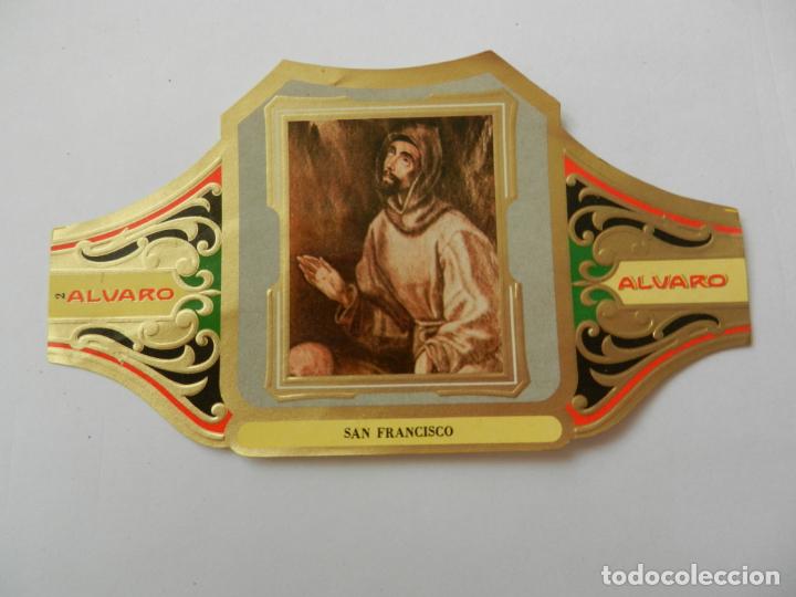 Vitolas de colecci&oacute;n: VITOLA ALVARO-SERIE CUADRO DE PINTORES ESPA&Ntilde;OLES- SAN FRANCISCO  - EL GRECO.
