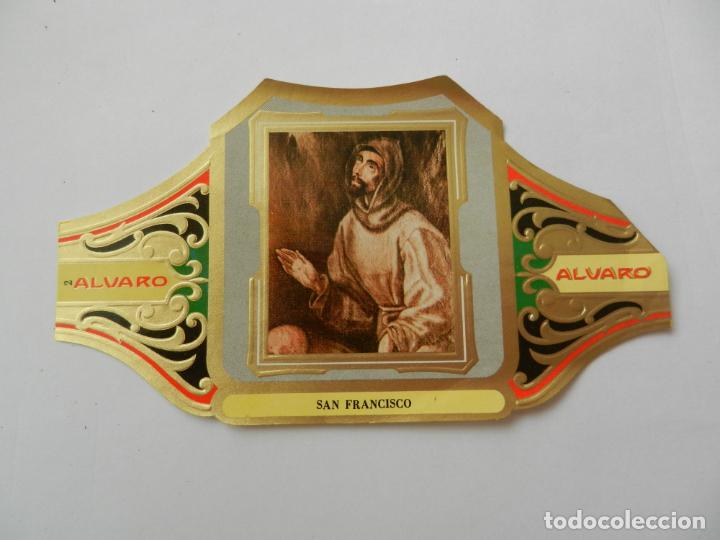Vitolas de colecci&oacute;n: VITOLA ALVARO-SERIE CUADRO DE PINTORES ESPA&Ntilde;OLES- SAN FRANCISCO - EL GRECO.