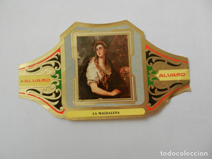 Vitolas de colecci&oacute;n: VITOLA ALVARO-SERIE CUADRO DE PINTORES ESPA&Ntilde;OLES- LA MAGDALENA - EL GRECO.