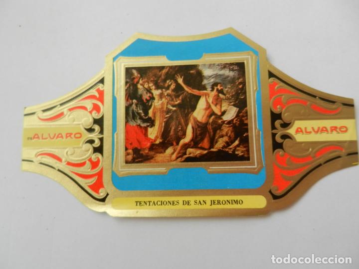 Vitolas de colecci&oacute;n: VITOLA ALVARO-SERIE CUADRO DE PINTORES ESPA&Ntilde;OLES- TENTACIONES DE SAN JER&Oacute;NIMO - VALDES LEAL.