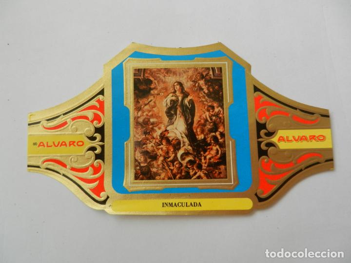 Vitolas de colecci&oacute;n: VITOLA ALVARO-SERIE CUADRO DE PINTORES ESPA&Ntilde;OLES- INMACULADA - VALDES LEAL.