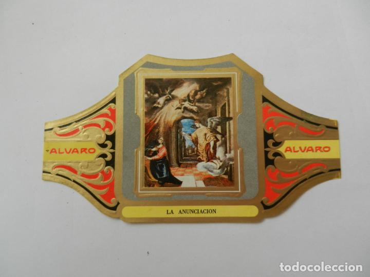 Vitolas de colecci&oacute;n: VITOLA ALVARO-SERIE CUADRO DE PINTORES ESPA&Ntilde;OLES- LA ANUNCIACI&Oacute;N  - EL GRECO.