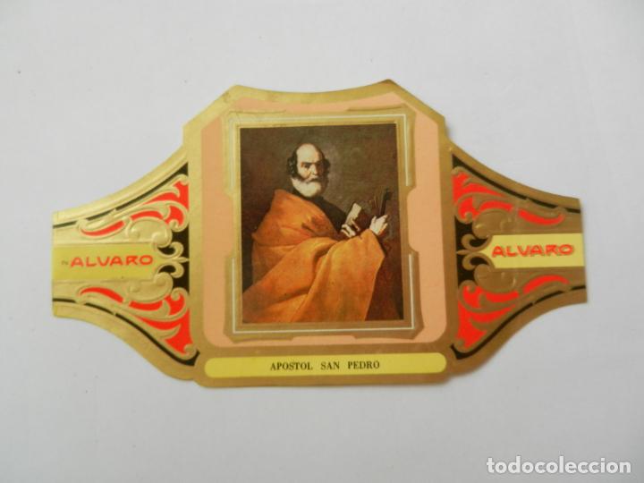 Vitolas de colecci&oacute;n: VITOLA ALVARO-SERIE CUADRO DE PINTORES ESPA&Ntilde;OLES- APOSTOL SAN PEDRO - RIBERA.