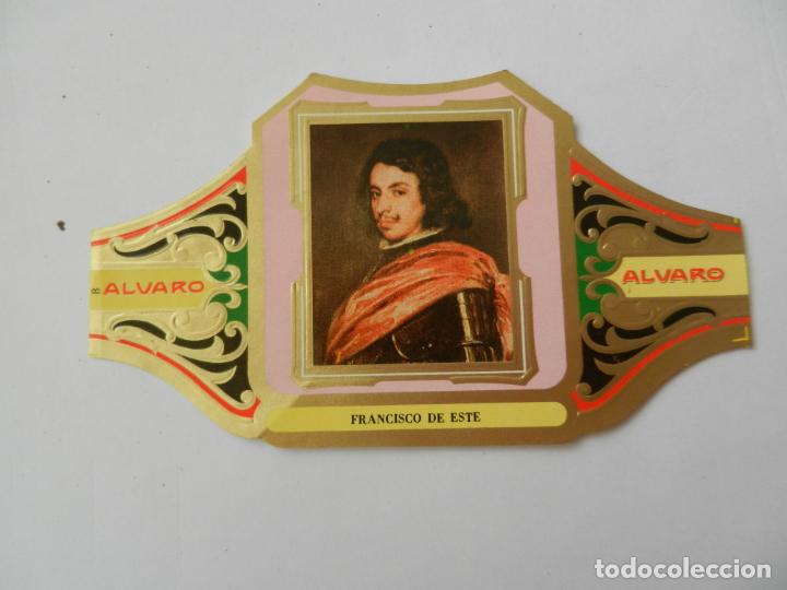 Vitolas de colecci&oacute;n: VITOLA ALVARO-SERIE CUADRO DE PINTORES ESPA&Ntilde;OLES- FRANCISCO DE ESTE - VELAZQUEZ.