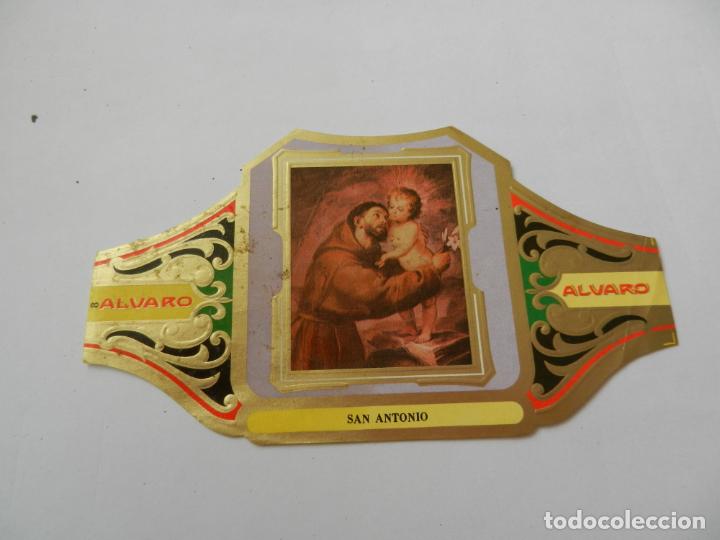 Vitolas de colecci&oacute;n: VITOLA ALVARO-SERIE CUADRO DE PINTORES ESPA&Ntilde;OLES-SAN ANTONIO - MURILLO.