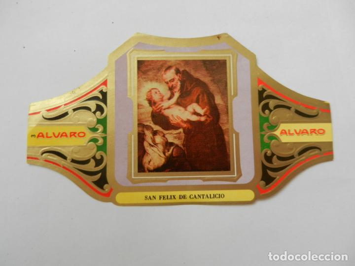Vitolas de colecci&oacute;n: VITOLA ALVARO-SERIE CUADRO DE PINTORES ESPA&Ntilde;OLES- SAN FELIX DE CANTALICIO - MURILLO.