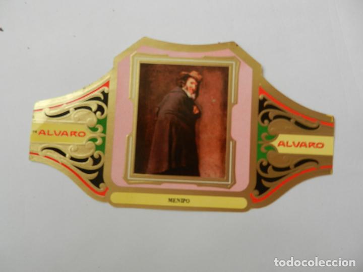 Vitolas de colecci&oacute;n: VITOLA ALVARO-SERIE CUADRO DE PINTORES ESPA&Ntilde;OLES- MENIPO - VELAZQUEZ.