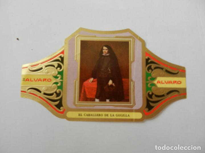 Vitolas de colecci&oacute;n: VITOLA ALVARO-SERIE CUADRO DE PINTORES ESPA&Ntilde;OLES- EL CABALLERO DE LA GOLILLA - MURILLO.