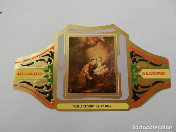 Vitolas de colecci&oacute;n: VITOLA ALVARO-SERIE CUADRO DE PINTORES ESPA&Ntilde;OLES- SAN ANTONIO DE PADUA - MURILLO.