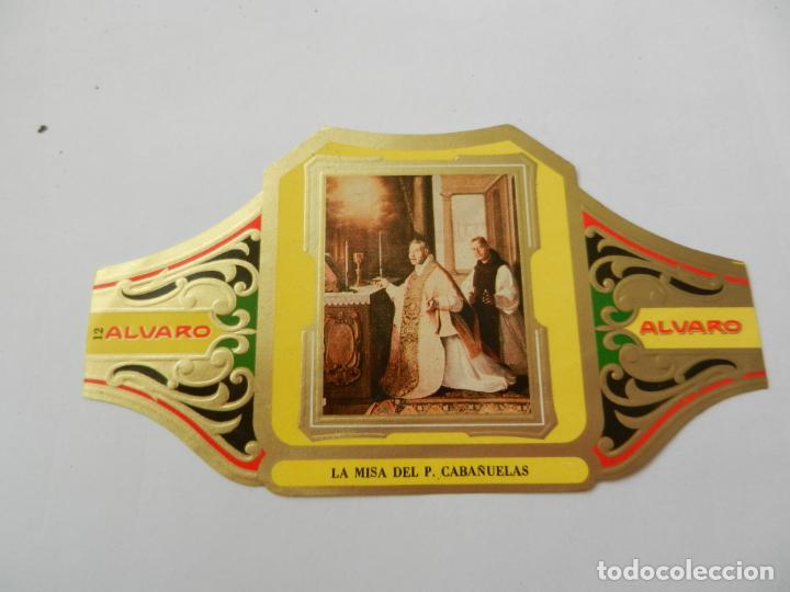 Vitolas de colecci&oacute;n: VITOLA ALVARO-SERIE CUADRO DE PINTORES ESPA&Ntilde;OLES- LA MISA DEL P. CABA&Ntilde;UELAS - ZURBAR&Aacute;N.