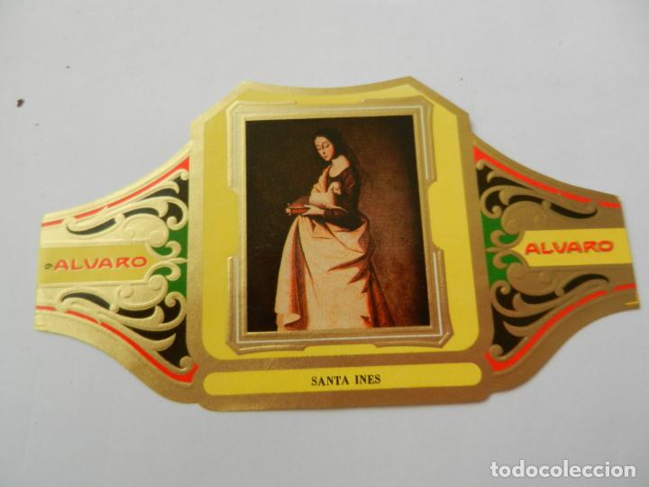 Vitolas de colecci&oacute;n: VITOLA ALVARO-SERIE CUADRO DE PINTORES ESPA&Ntilde;OLES- SANTA INES - ZURBAR&Aacute;N.
