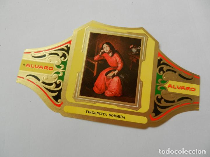 Vitolas de colecci&oacute;n: VITOLA ALVARO-SERIE CUADRO DE PINTORES ESPA&Ntilde;OLES- VIRGENCITA DORMIDA - ZURBAR&Aacute;N.