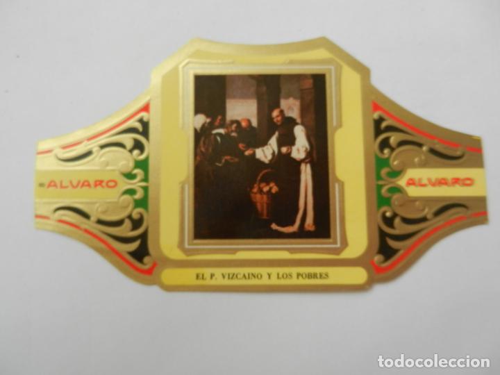 Vitolas de colecci&oacute;n: VITOLA ALVARO-SERIE CUADRO DE PINTORES ESPA&Ntilde;OLES- EL P. VIZCAINO Y LOS POBRES - ZURBAR&Aacute;N.