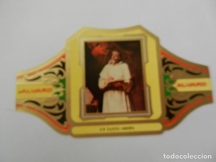 Vitolas de colecci&oacute;n: VITOLA ALVARO-SERIE CUADRO DE PINTORES ESPA&Ntilde;OLES- UN SANTO OBISPO - ZURBAR&Aacute;N.
