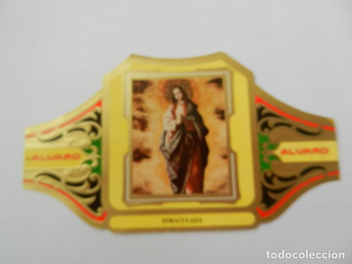 Vitolas de colecci&oacute;n: VITOLA ALVARO-SERIE CUADRO DE PINTORES ESPA&Ntilde;OLES- INMACULADA - ZURBAR&Aacute;N.