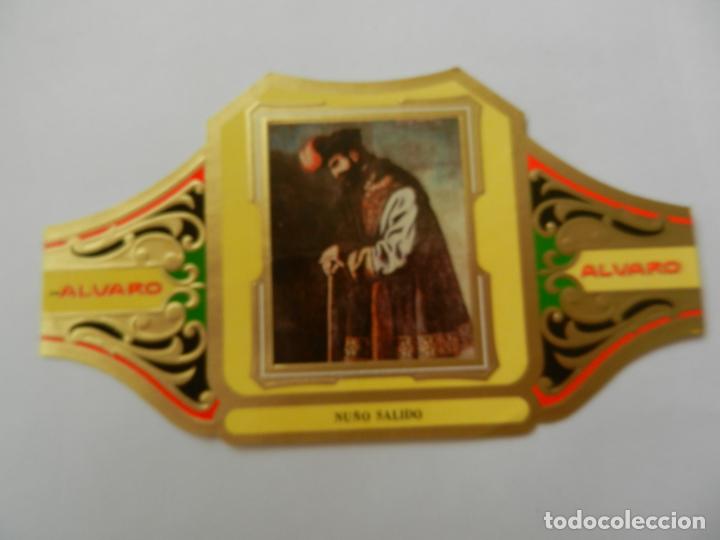 Vitolas de colecci&oacute;n: VITOLA ALVARO-SERIE CUADRO DE PINTORES ESPA&Ntilde;OLES- NU&Ntilde;O SALIDO - ZURBAR&Aacute;N.