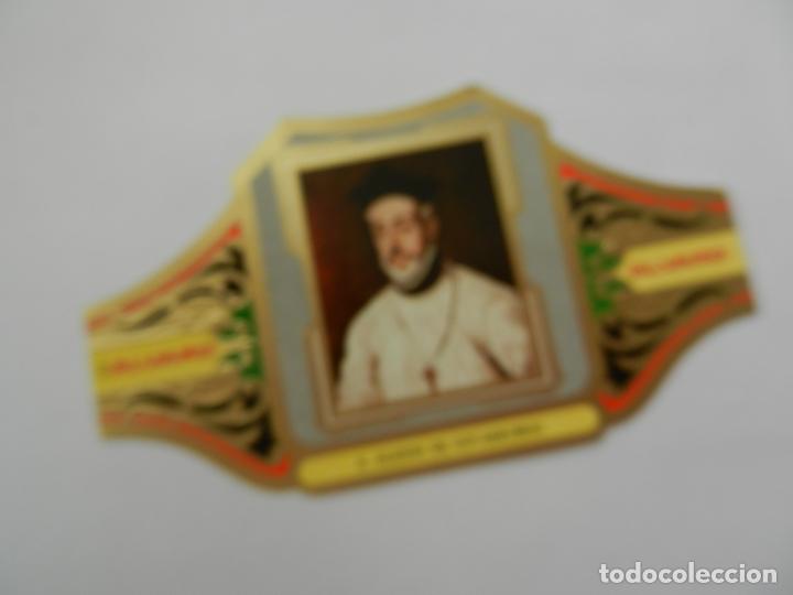 Vitolas de colecci&oacute;n: VITOLA ALVARO-SERIE CUADRO DE PINTORES ESPA&Ntilde;OLES- A. ALONSO DE COVARRUBIAS - EL GRECO.