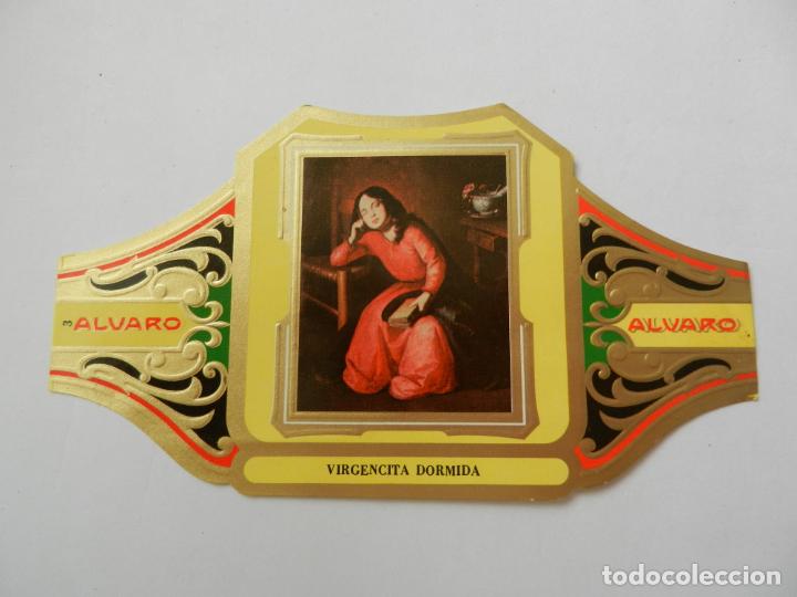 Vitolas de colecci&oacute;n: VITOLA ALVARO-SERIE CUADRO DE PINTORES ESPA&Ntilde;OLES- VIRGENCITA DORMIDA - ZURBAR&Aacute;N.