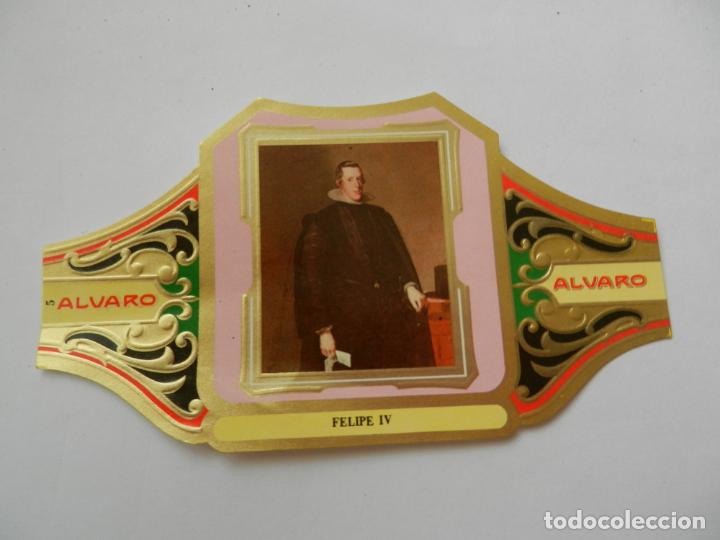 Vitolas de colecci&oacute;n: VITOLA ALVARO-SERIE CUADRO DE PINTORES ESPA&Ntilde;OLES- FELIPE IV - VELAZQUEZ.