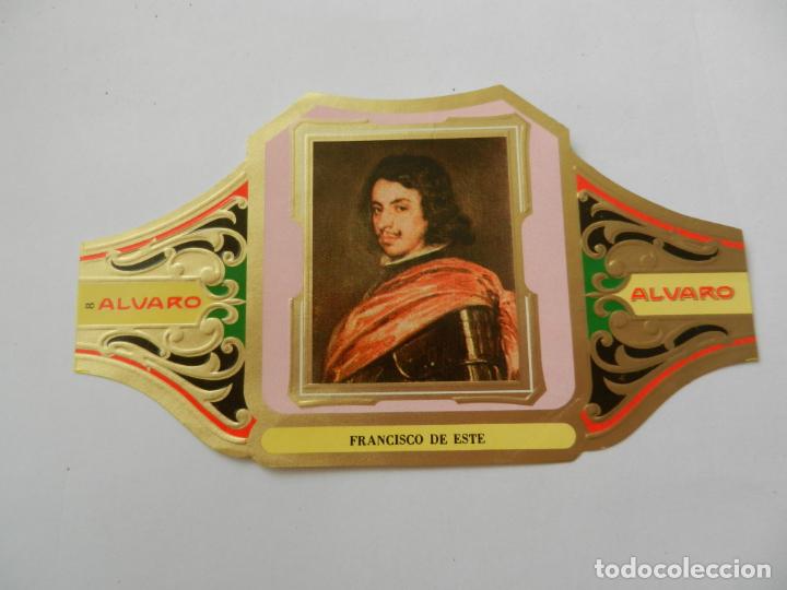 Vitolas de colecci&oacute;n: VITOLA ALVARO-SERIE CUADRO DE PINTORES ESPA&Ntilde;OLES- FRANCISCO DE ESTE - VELAZQUEZ.