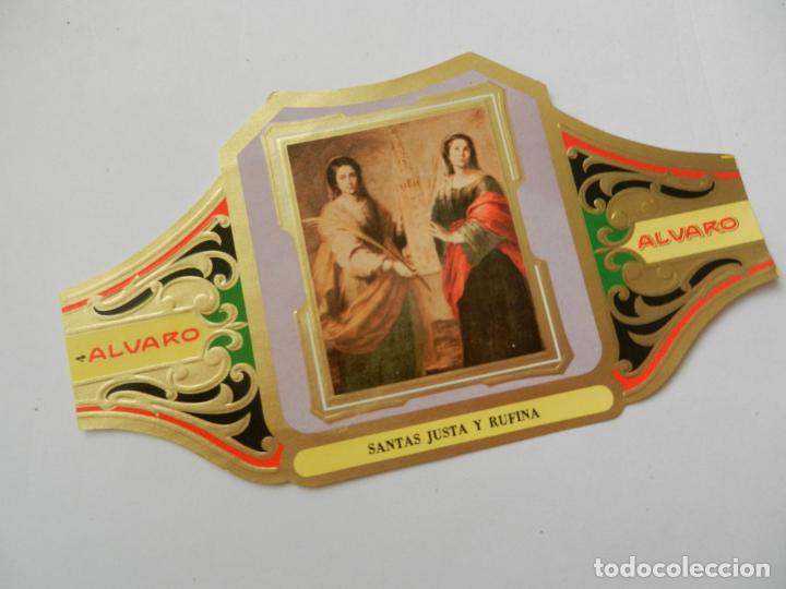 Vitolas de colecci&oacute;n: VITOLA ALVARO - SERIE CUADRO DE PINTORES ESPA&Ntilde;OLES - SANTA JUSTA Y RUFINA - MURILLO