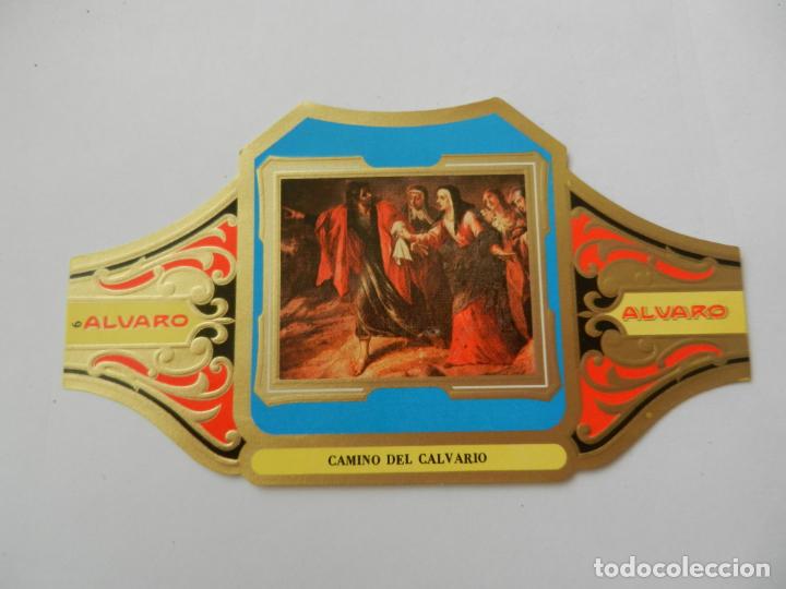 Vitolas de colecci&oacute;n: VITOLA ALVARO - SERIE CUADRO DE PINTORES ESPA&Ntilde;OLES - CAMINO DEL CALVARIO - VALDES LEAL