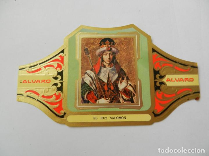 Vitolas de colecci&oacute;n: VITOLA ALVARO - SERIE CUADRO DE PINTORES ESPA&Ntilde;OLES - EL REY SALOM&Oacute;N - BERRUGUETE